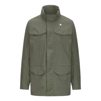 K-Way Manuel Stretch Nylon Jersey - Heren - Zomerjassen - Groen - XL - Nylon - Jassen