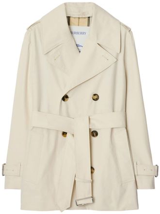Burberry double breasted trench coat - Neutrals