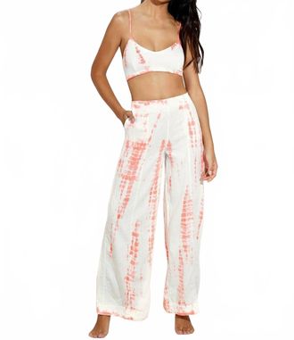 Maaji Wish Wide Leg Pants In Marble Rose
