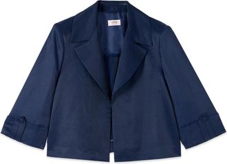 Oltre Blazers - Dames - Blazers - Blauw - 3XL - Linnen - Jassen