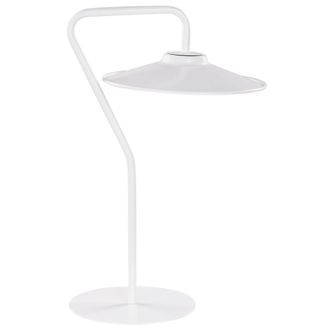 Beliani Beliani - L&aacute;mpara De Mesa Led Moderna 41 Cm Luz C&aacute;lida Oficina Estudio Sala De Estar Blanco Galetti