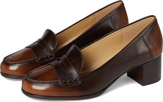 Michael Kors Frances Flex Pump High Womens Heels Luggage 1 : 7.5 M, Leather/Rubber