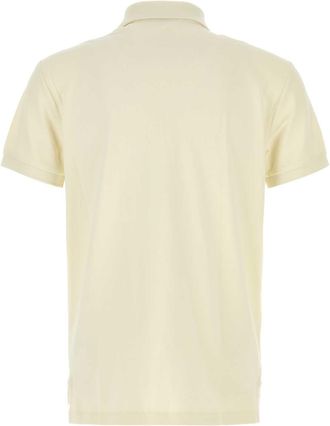 Polo Ralph Lauren Mens Cotton Piquet Polo Shirt Beige Sweater