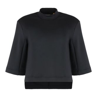 Moncler Tops, Dames, Zwart, M, T-Shirts