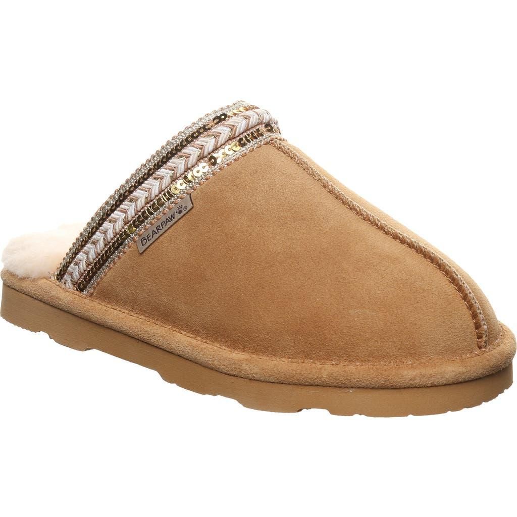 Bearpaw Beau Genuine Shearling Lined Slipper in Graphite at
