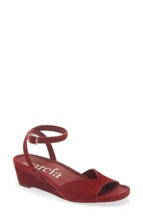 Pedro Garcia Wamika Leather Wedge Sandal in Chili Castoro at Nordstrom, Size 10.5Us
