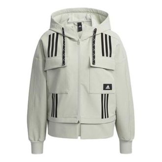 adidas (WMNS) adidas DIY Jacket Asia Sizing Green Black GP0629