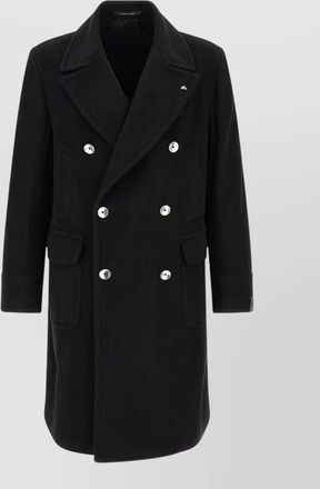 Tagliatore cashmere double-breasted coat