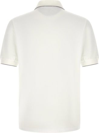 Brunello Cucinelli Techno Piquet Polo Shirt - Cream