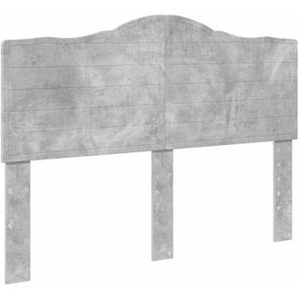 vidaXL Cabecero Gris Concreto 140 Cm Madera Contrachapada Vidaxl
