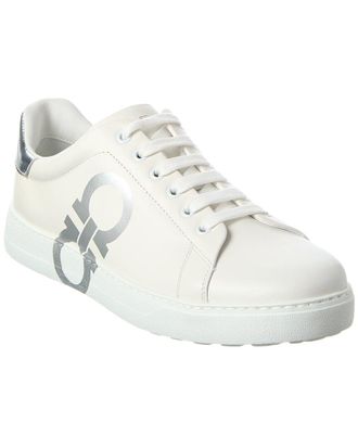 Ferragamo Number Leather Sneaker