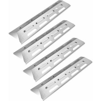 OEM Repuesto Para Barbacoa Y Plancha, Placa/protector T&eacute;rmico De Acero Inoxidable De Repuesto Para Barbacoa - Paquete De 4 --crezuo