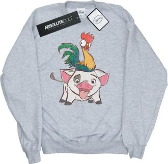 Disney Heren Moana Hei Hei en Pua Sweatshirt (Sportgrijs)