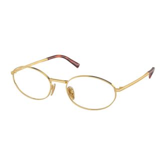 Prada Fashion Eyeglasses in Black - female - Prada - Glasses - Yellow - 53 MM - Accessories