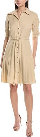 Sharagano Short Sleeve Shirtdress