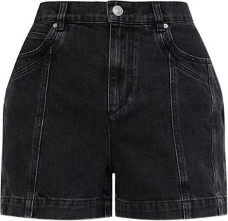 Isabel Marant Joely Denim Panelled Shorts