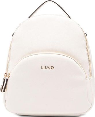 Liu Jo White Backpack With Front Pocket