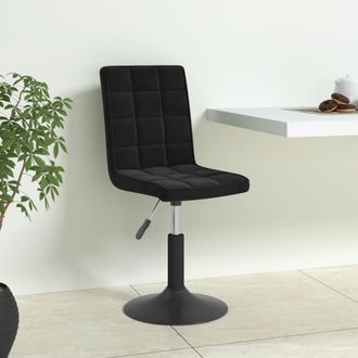 vidaXL Vidaxl - Sillas De Comedor Giratorias 4 Unidades Terciopelo Negro