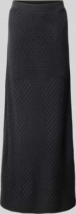 Jake*s Maxirock mit Strukturmuster in Black, Gr&ouml;&szlig;e 32