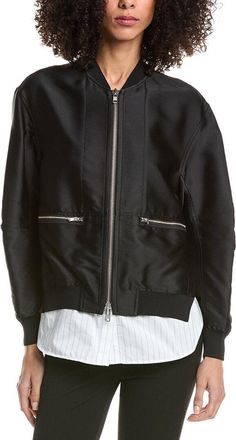 3.1 Phillip Lim Silk-Blend Bomber Jacket