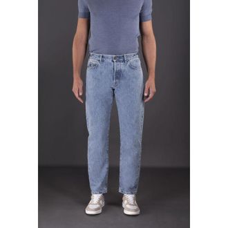 Moorer MenS Light Blue Relaxed Trousers, Size 33