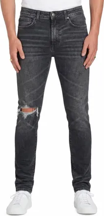 Monfrere Greyson Stretch Skinny Jeans In Distressed Bleeker