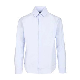 Jacquemus Simon Long-Sleeved Cotton Poplin Shirt - male - Jacquemus - Formal Shirts - Blue - L - Shirts