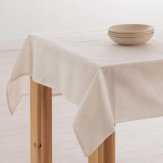 Muare Home Mantel 100% lino natural crudo 300x150 cm