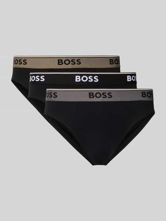 HUGO BOSS Slip aus Baumwoll-Mix im 3er-Pack in Black, Größe XXL