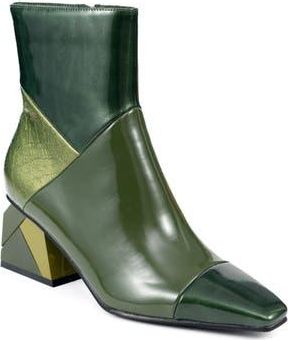 Ninety Union Sienna Colorblock Bootie in Green Multi at Nordstrom Rack, Size 13