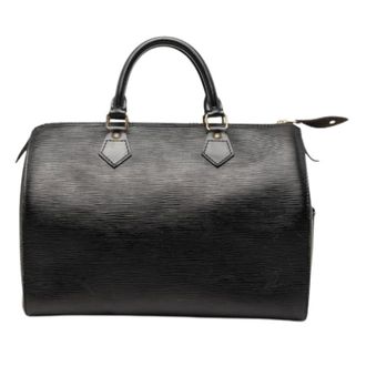 Louis Vuitton Pre-owned Epi Handbag Boston Bag - Dames - Pre-owned - Zwart - Maat: ONE Size Leer