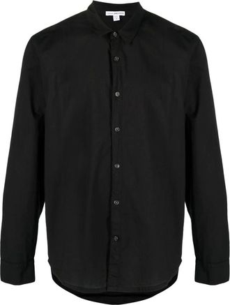 James Perse Camicia Standard - - Shirts - Uomo - Nero - L