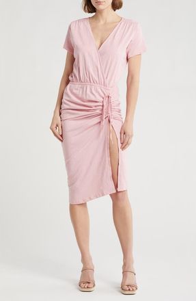 Tart Sharon Surplice V-Neck Organic Cotton Dress in Pink Icing at Nordstrom Rack, Size X-Small
