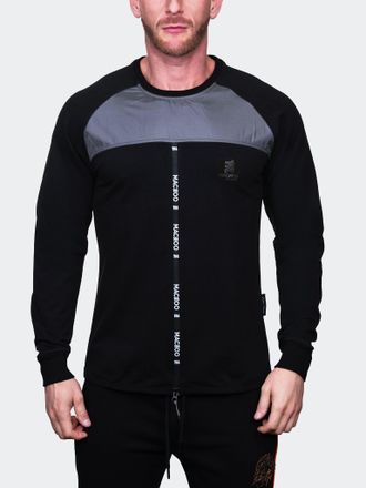 Maceoo Sweater MixFabrics Black