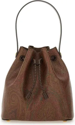 Etro Womens Bucket Bag Arnica Brown Handbags Hand