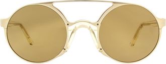 Andy Wolf Gold Metal Sunglasses