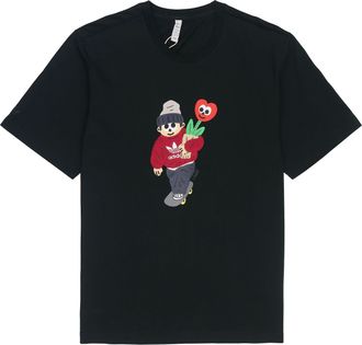 adidas originals x Charr Morita Short Sleeve Black T-Shirt HR3476