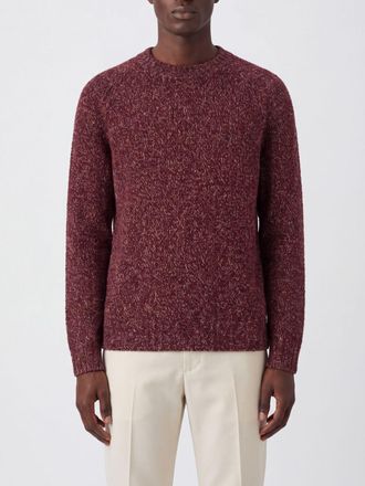 Brunello Cucinelli Maglia girocollo in lana, seta e cashmere con bordi a costine