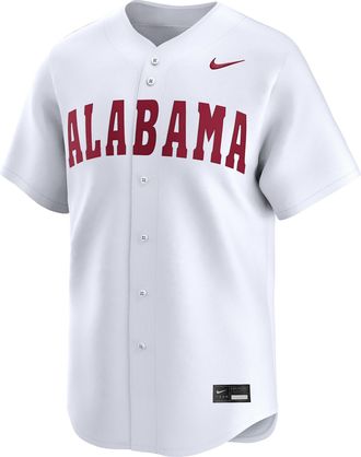 Nike Alabama Wordmark Nike Mens College Limited Baseball Jersey in Red | UNBB0HWGABN-0YS
