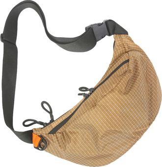 Generic Cymwer Plaid Nylon Chest Bag Unisex Fanny Pack Purse Handbags for Travel Hiking(Yellow) (Yellow)