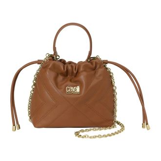 Cavalli Bucket Bags, female, Brown, ONE SIZE, Quilted Bucket Bag