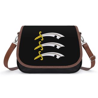 Generic Flag of E-ssex Crossbody Bags for Women Fashion Leather Shoulder Handbags With Adjustable Strap