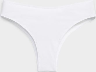 Miiyu Womens Solid high-cut Brazilian panty Organic cotton