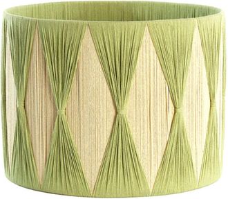 Light & Living Pantalla de lámpara - Hannah - verde - textil - - Light&living