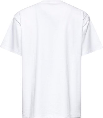 Carhartt Work in Progress Mens White Cotton S-S Pocket Heart T-Shirt T-Shirts And Polos