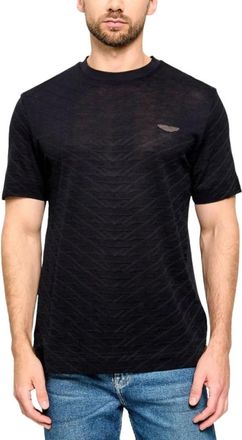HUGO BOSS Hombre, Camisetas, Negro, Talla: XL