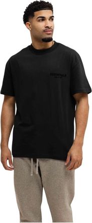 Fear of God Tops, Heren, Zwart, L, Katoen, Essentials T-Shirt