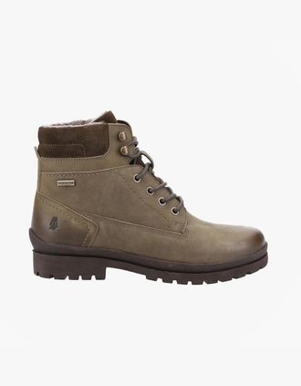 Hush Puppies Womens Hush Puppies ANNAY Womens Boots Khaki - Green - Size: 4
