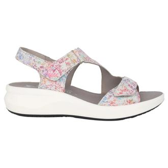 Mephisto Kleurrijke Damessandaal - Comfortabele Stijl - Dames - Sleehakken - Veelkleurig - 35 EU - Schoenen