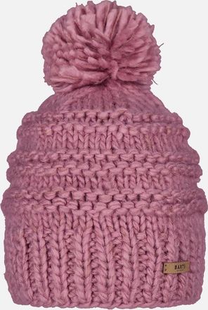 Barts Womens Barts Womens Jasmin Classic Hand Knit Knitted Bobble Hat - Pink - Size: ONE size